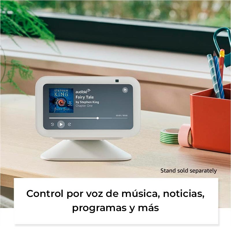 Pantalla Inteligente Amazon Echo Show 5 (3ra gen) Cloud Blanco con